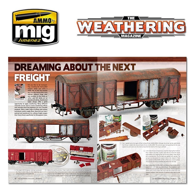 AMMO MIG 4518 THE WEATHERING MAGAZINE #19 – Pigments ENGLISH