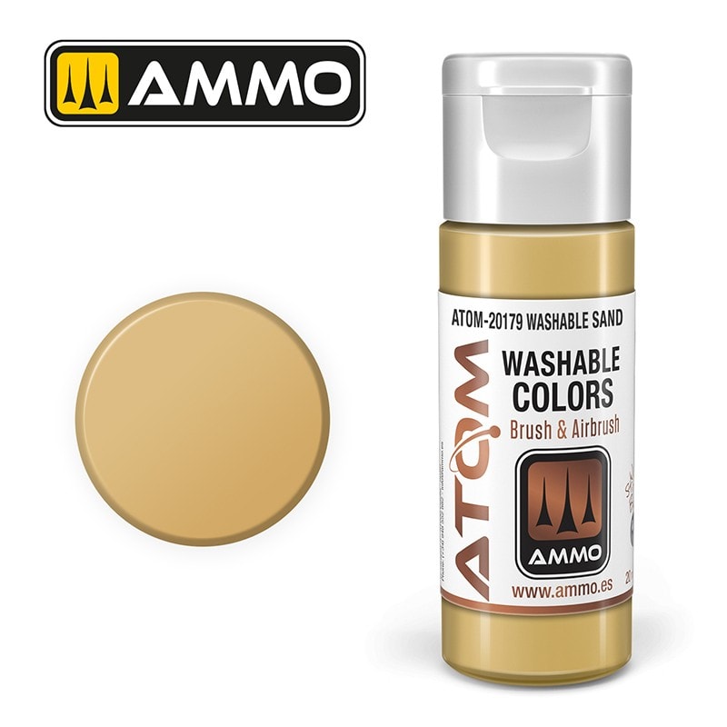 AMMO MIG ATOM 20179 WASHABLE Sand AKRİLİK MAKET BOYASI