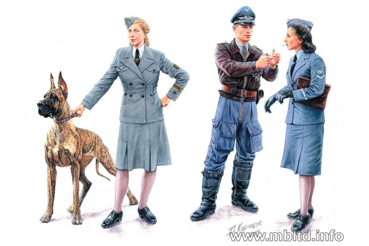 MASTER BOX 1/35 3557 "Women at War: Germany, Luftwaffe Helferinnen"