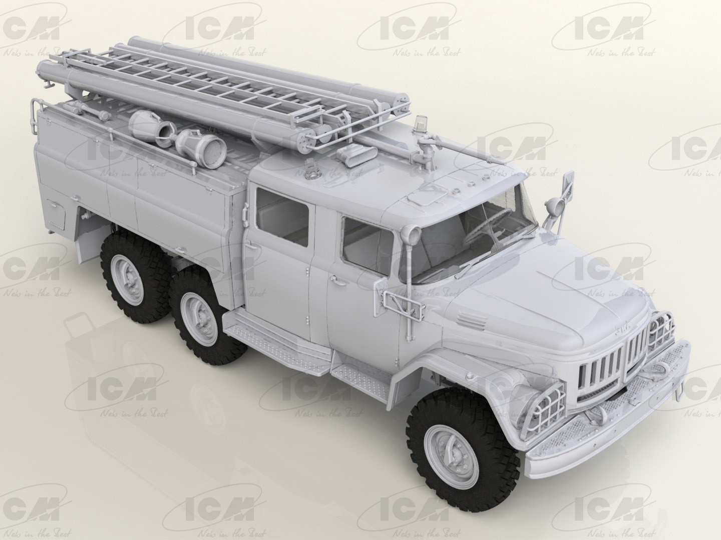 ICM 35519 1/35 AC-40-137A SOVYET İTFAİYE KAMYONU MAKETİ