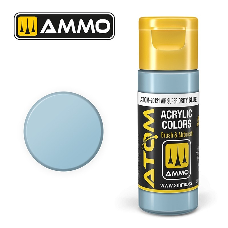 AMMO MIG ATOM 20121 Air Superiority Blue AKRİLİK MAKET BOYASI