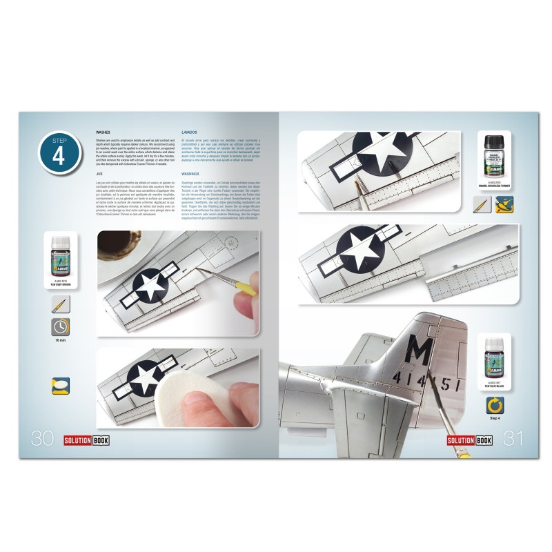 AMMO MIG 6532 How to Paint Metal Finished Aircraft - METAL YÜZEYLİ UÇAK BOYAMA TEKNİKLERİ KİTABI