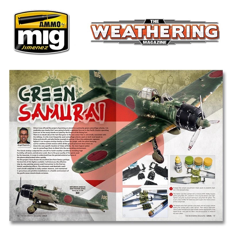 AMMO MIG 4528 THE WEATHERING MAGAZINE #29 - GREEN (English) YEŞİL RENK BOYAMA TEKNİKLERİ DERGİSİ