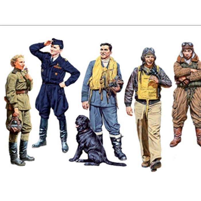MASTER BOX 1/32 3201 Series "Famous pilots of WWII era", kit No.1
