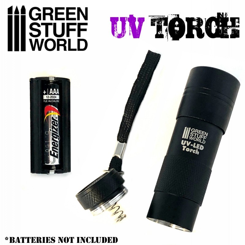 GREEN STUFF WORLD 1909 ULTRAVIOLET TORCH MOR IŞIK FENERİ