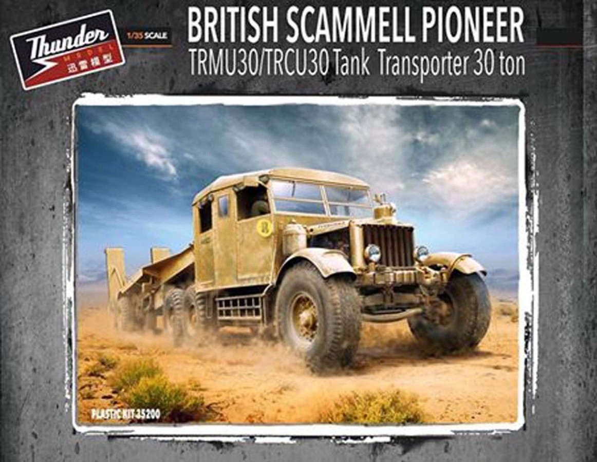 Thunder Model 35200 1/35 Maket Scammell Pioneer Tank Transporter 30t TAŞIYICI MAKETİ