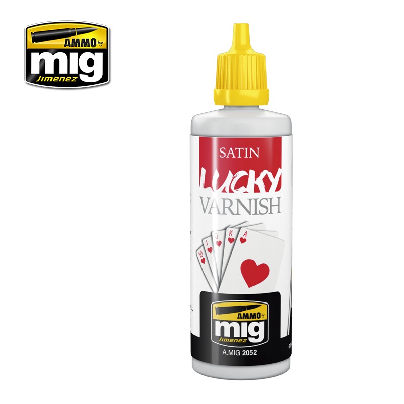 AMMO MIG 2052 SATIN LUCKY VARNISH (60 ML) MAKET VERNİĞİ