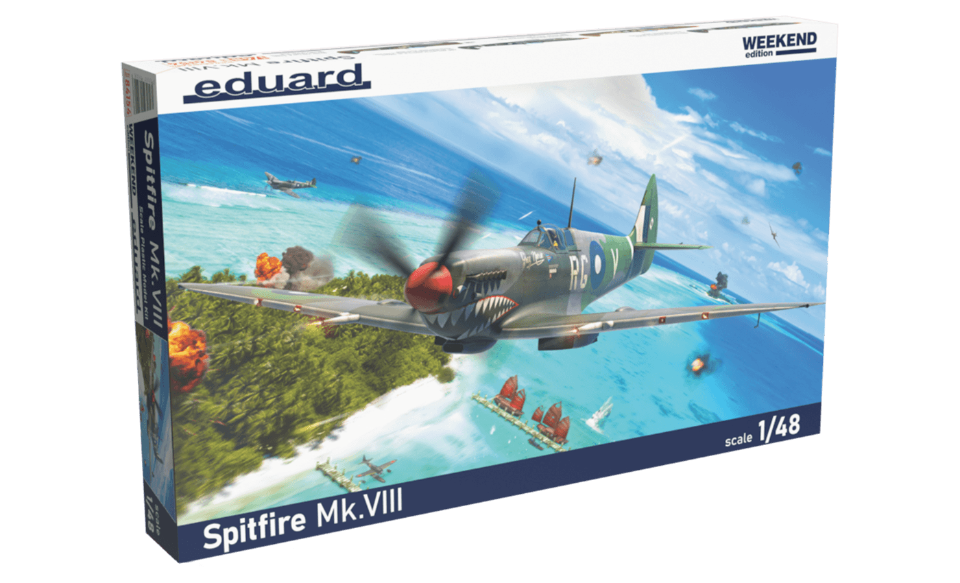 EDUARD 84154 1/48 Spitfire Mk. VIII İNGİLİZ SAVAŞ UÇAĞI MAKETİ