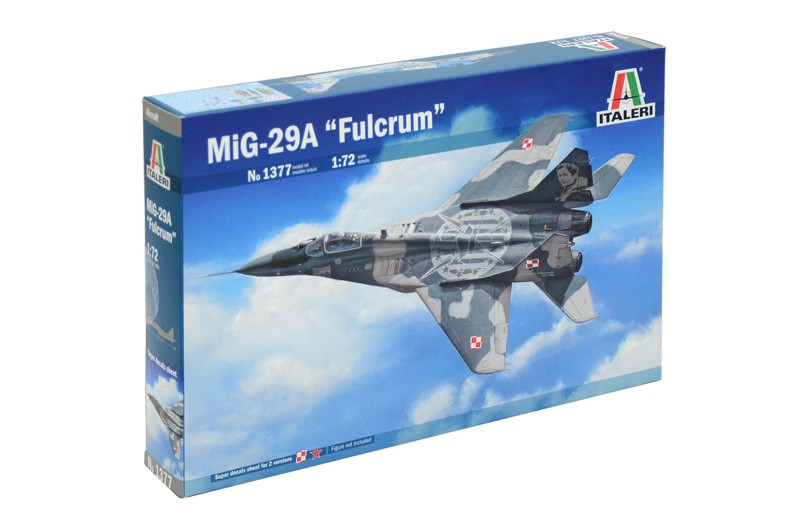 ITALERI 1377 1/72 MIG - 29A FULCRUM SAVAŞ UÇAĞI MAKETİ