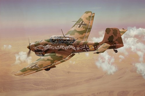 ITALERI 1292 1/72 JU - 87 B2 STUKA SAVAŞ UÇAĞI MAKETİ