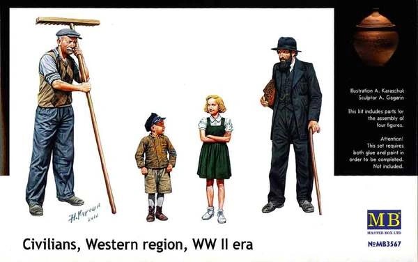 MASTER BOX 1/35 3567 “Civilians, Western region, WW II era”