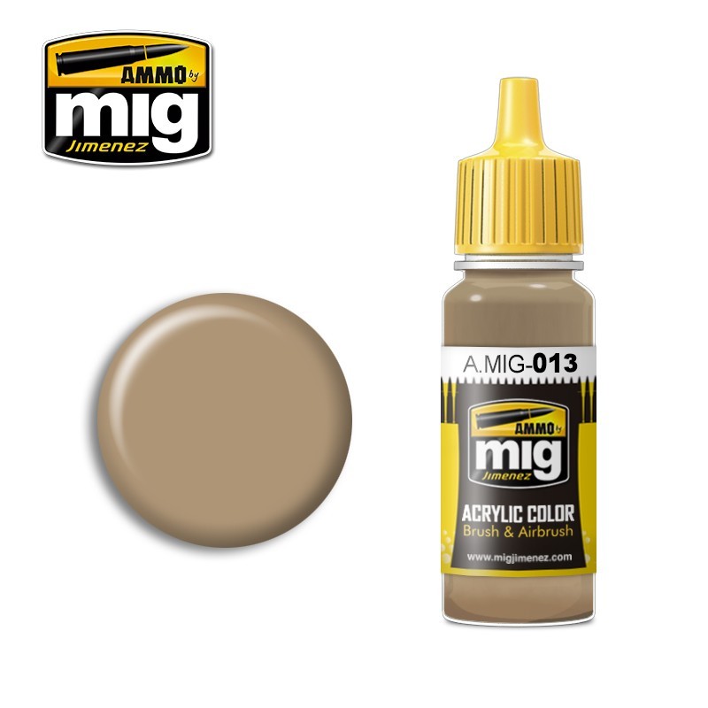 AMMO MIG 0013 RAL 8000 GELBBRAUN MAKET BOYASI