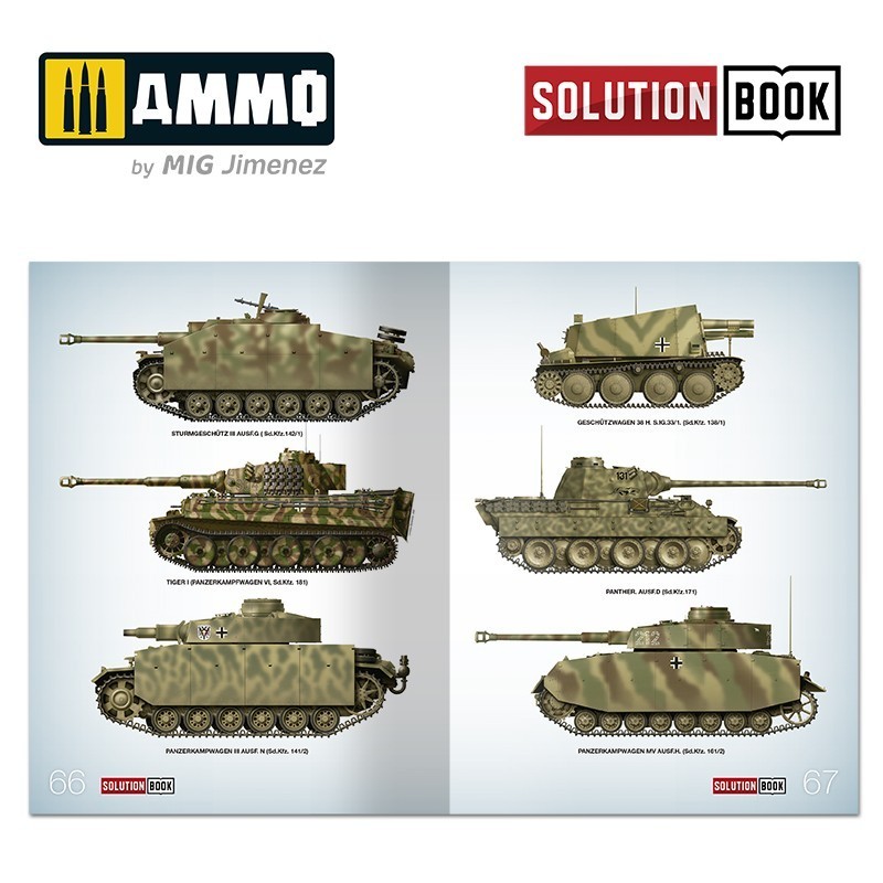 AMMO MIG 7727 SOLUTION BOX – WWII German Mid-War Vehicles- WW2 Alman Orta Dönem Araçları Çözüm Seti