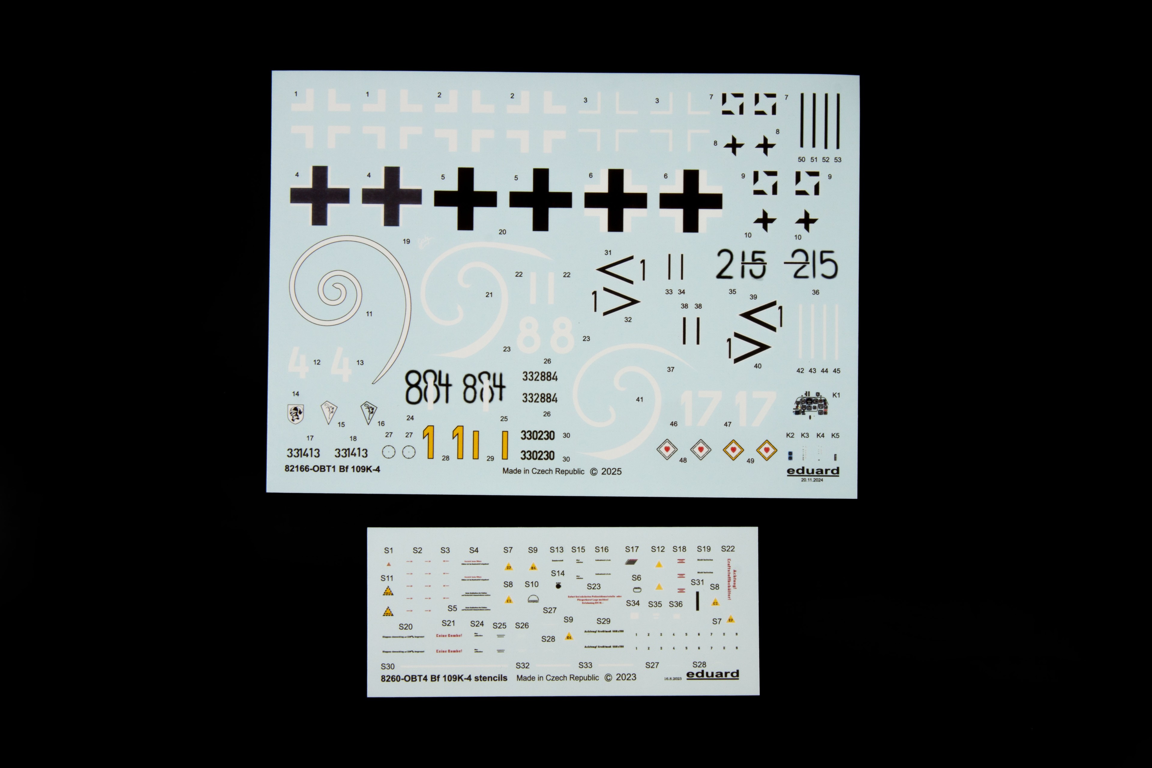 EDUARD 82166 1/48 Bf 109K-4 SAVAŞ UÇAĞI MAKETİ