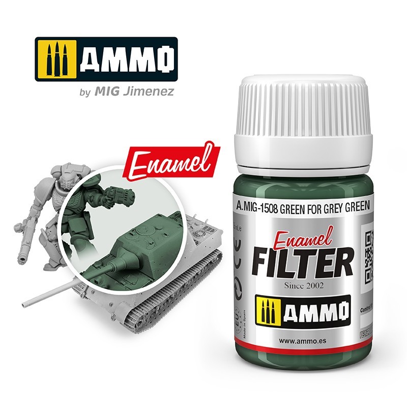 AMMO MIG 7452 FILTER SET Green Vehicles Filtre Boya Seti