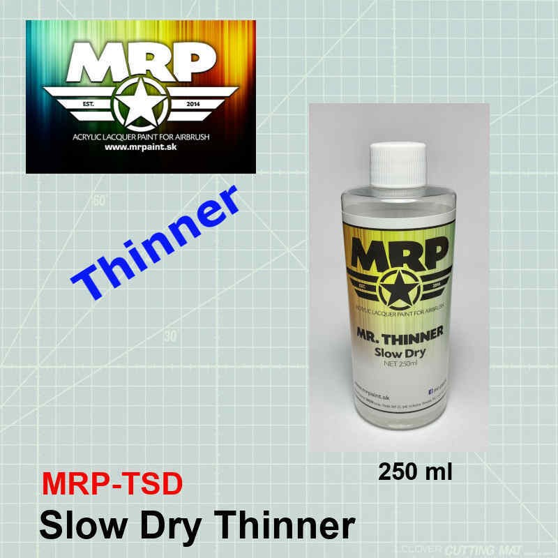 MR PAINT TSD Thinner Slow Dry 250ml GEÇ KURUYAN LAKER MAKET BOYASI TİNERİ