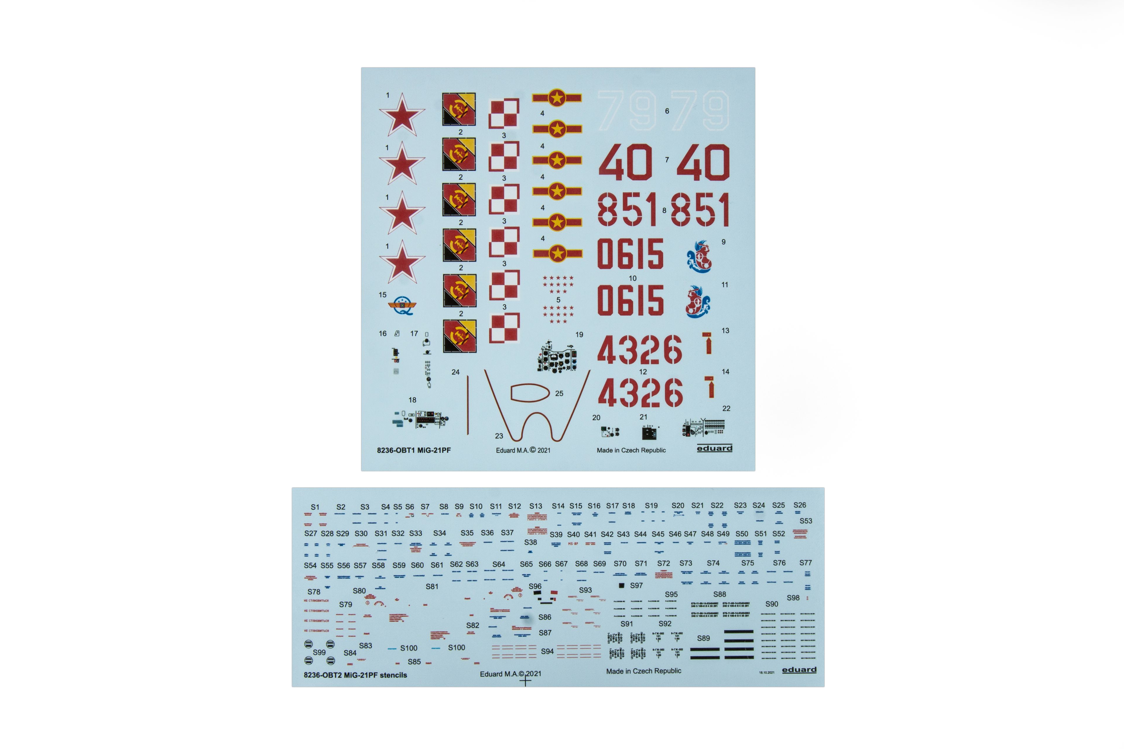 EDUARD 8236 1/48 MiG-21 PF SOVYET JET SAVAŞ UÇAĞI MAKETİ