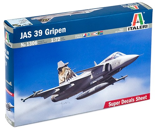 ITALERI 1306 1/72 JAS 39 Gripen SAVAŞ UÇAĞI MAKETİ