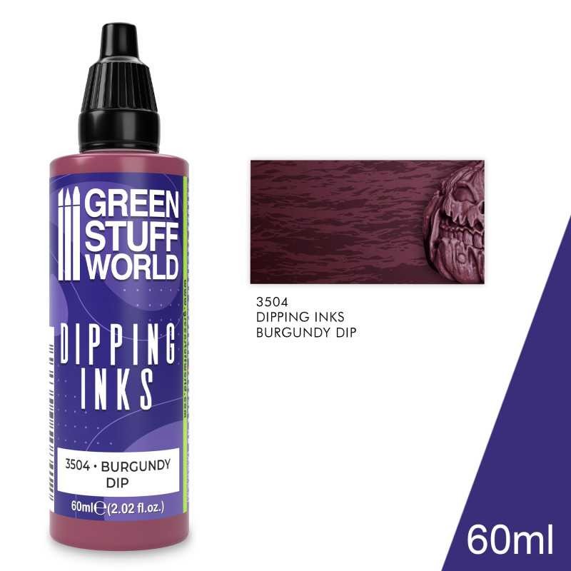 GREEN STUFF WORLD 3504 Dipping Ink BURGUNDY DIP MAKET BOYASI 60 ml