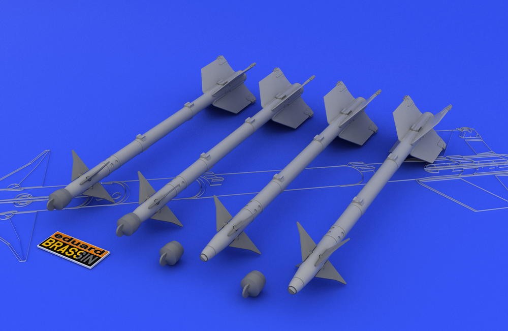 EDUARD 648029 1/48 AIM-9M/ L Sidewinder HAVADAN HAVAYA FÜZE