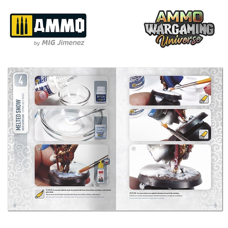 AMMO MIG 6924 WARGAMING UNIVERSE Book 05 Frozen Moors - DONMUŞ BATAKLIK ZEMİN YAPIM TEKNİKLERİ KİTABI