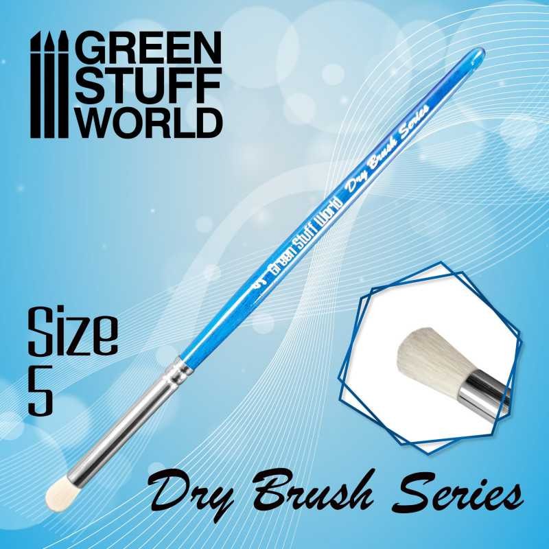 GREEN STUFF WORLD 2954 BLUE SERIES Dry Brush Size 5 - NO 5 KURU FIRÇALAMA FIRÇASI