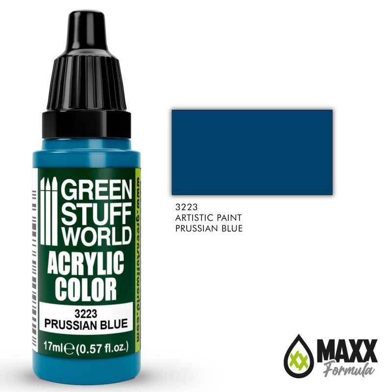 GREEN STUFF WORLD 3223 Acrylic Color PRUSSIAN BLUE MAKET BOYASI