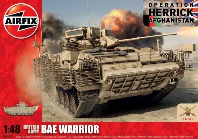 Airfix 07300 1/48 British Army BAE Warrior ASKERİ KARA ARACI MAKETİ