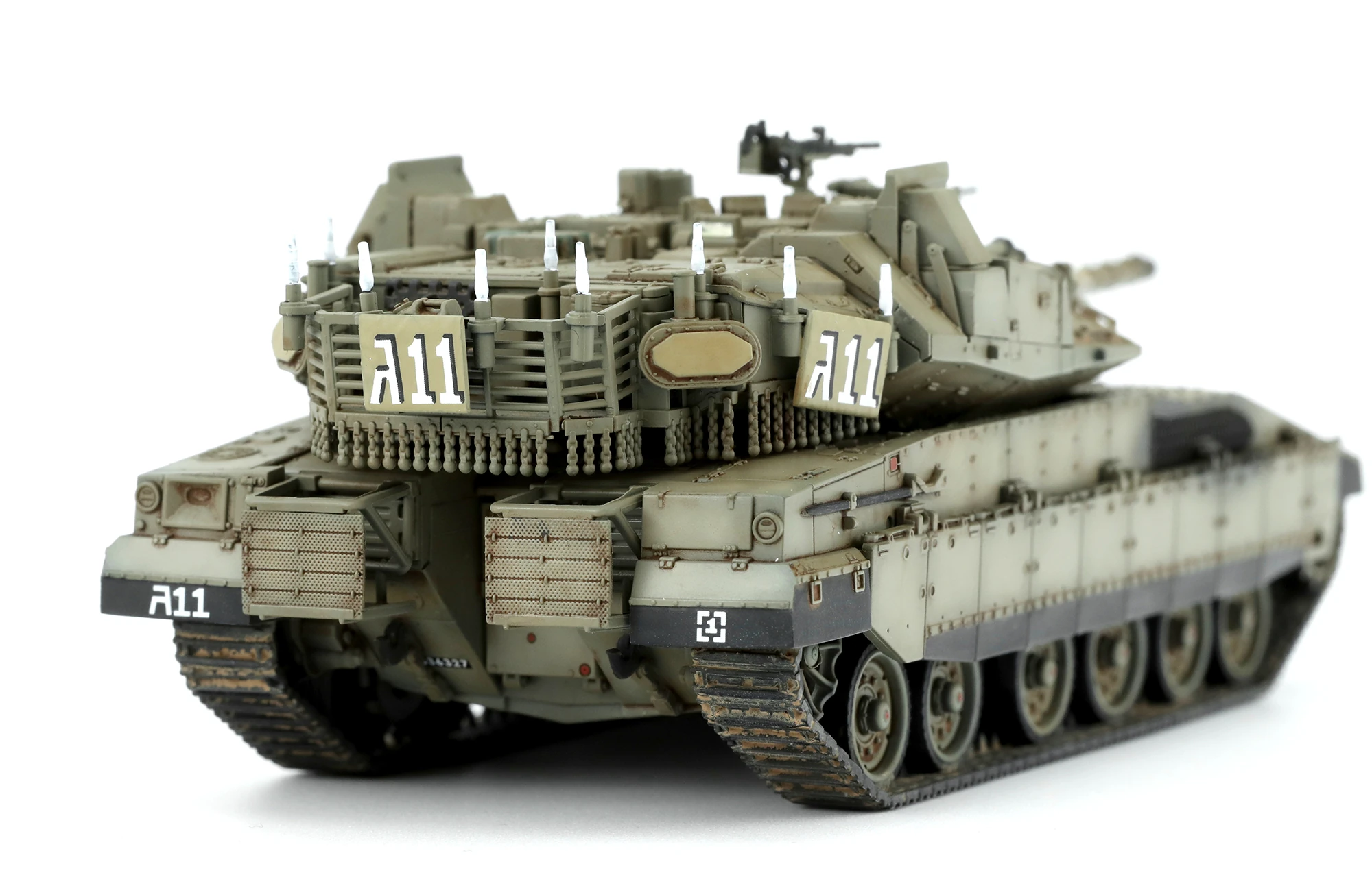 MENG 72-006 1/72 ISRAELI MAIN BATTLE TANK MERKAVA Mk.4M w/TROPHY ACTIVE PROTECTION SYSTEM TANK MAKETİ