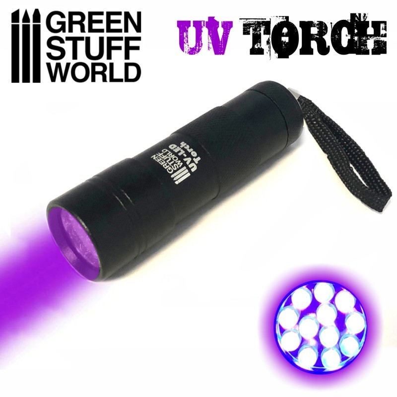 GREEN STUFF WORLD 1909 ULTRAVIOLET TORCH MOR IŞIK FENERİ