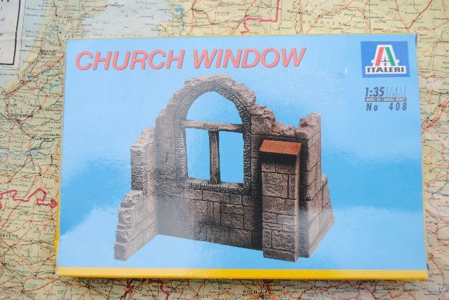 ITALERI 408 1/35 CHURCH WINDOW KİLİSE PENCERESİ BİNA MAKETİ