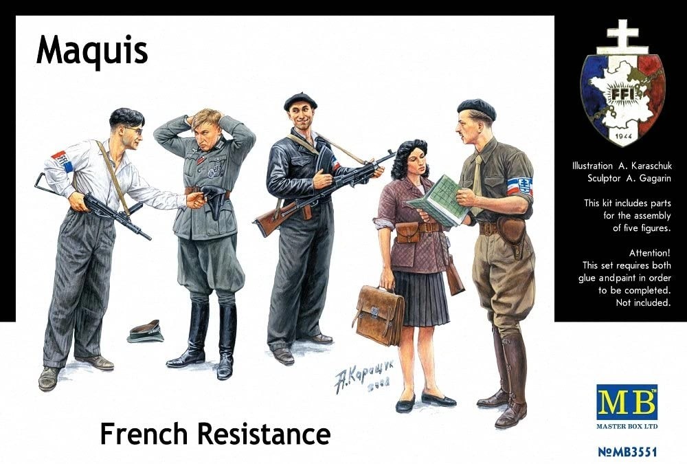 MASTER BOX 1/35 3551 "Maquis, French Resistance"