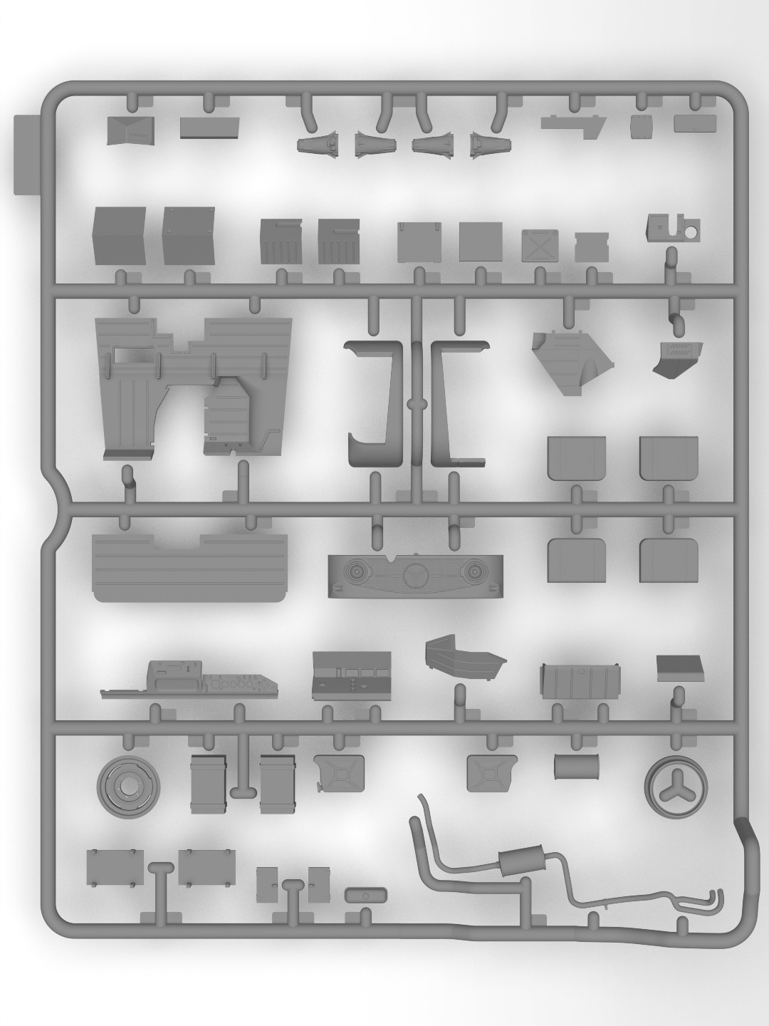 ICM 35136 1/35 Unimog 404 S “Koffer” German military truck (100% new molds) ASKERİ KAMYON MAKETİ