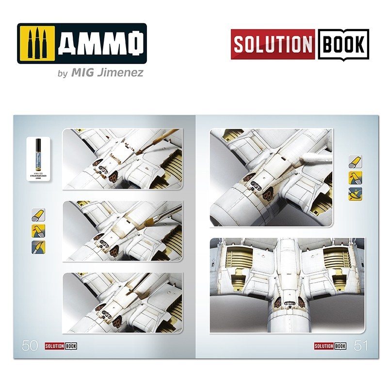 AMMO MIG 6523 How to Paint US Navy WWII Late SOLUTION BOOK - GEÇ DÖNEM AMERİKAN DONANMASI UÇAKLARI BOYAMA TEKNİKLERİ KİTABI