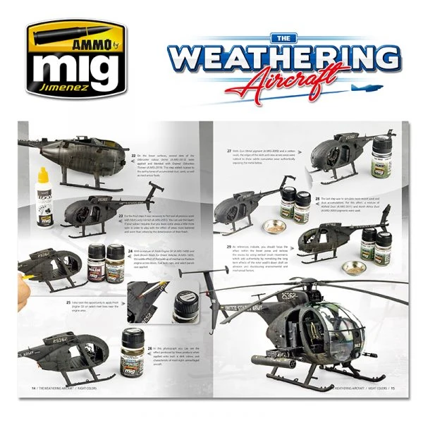 AMMO MIG 5214 THE WEATHERING AIRCRAFT #14 – NIGHT COLORS ENGLISH GECE KUŞLARI BOYAMA TEKNİKLERİ DERGİSİ