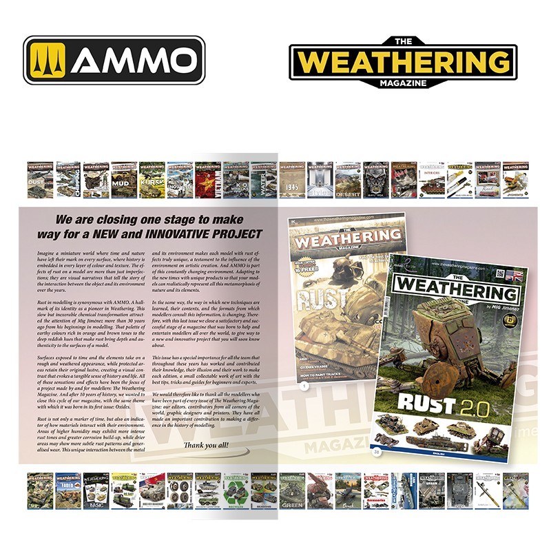 AMMO MIG 4537 THE WEATHERING MAGAZINE #38 – Rust 2.0 ENGLISH