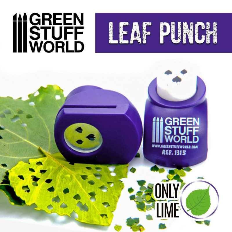 GREEN STUFF WORLD 1315 Miniature Leaf Punch DARK PURPLE- IHLAMUR YAPRAK ZIMBASI