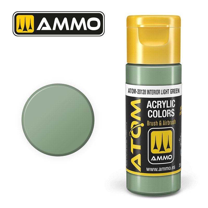 AMMO MIG ATOM 20128 Interior Light Green AKRİLİK MAKET BOYASI