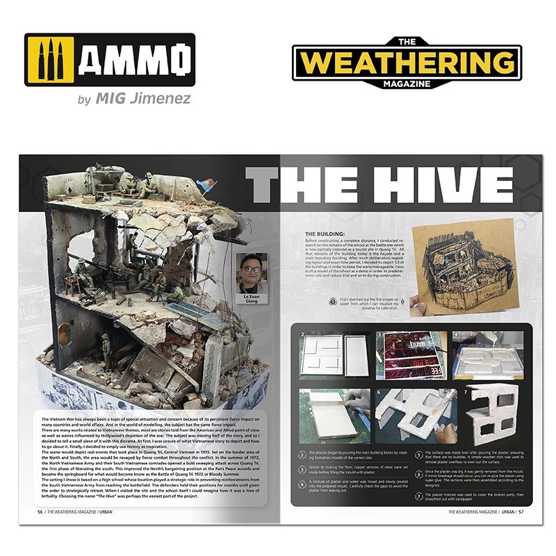 AMMO MIG 4533 THE WEATHERING MAGAZINE #34 – Urban (English) MESKUN MAHAL ALANLARI BOYAMA TEKNİKLERİ DERGİSİ