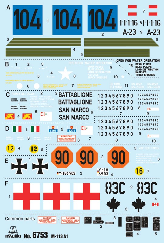 ITALERI 6753 1/35 M113A1 APC ZIRHLI PERSONEL TAŞIYICI MAKETİ