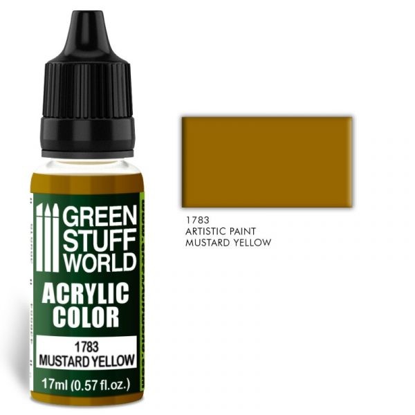 GREEN STUFF WORLD 1783 Acrylıc Color MUSTARD YELLOW MAKET BOYASI