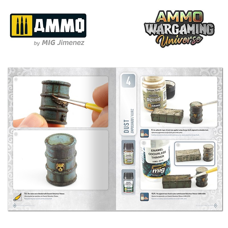 AMMO MIG 6925 WARGAMING UNIVERSE Book 06 Weathering Combat Vehicles - SAVAŞ ARAÇLARI ESKİTME TEKNİKLERİ KİTABI