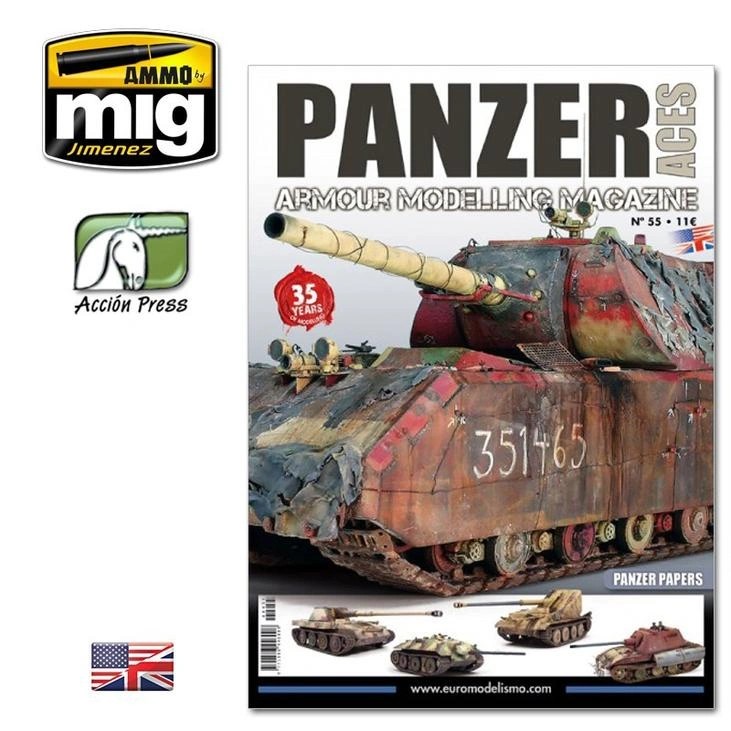 PANZER ACES Nº55 Panzer Papers English MAKETÇİLİK DERGİSİ