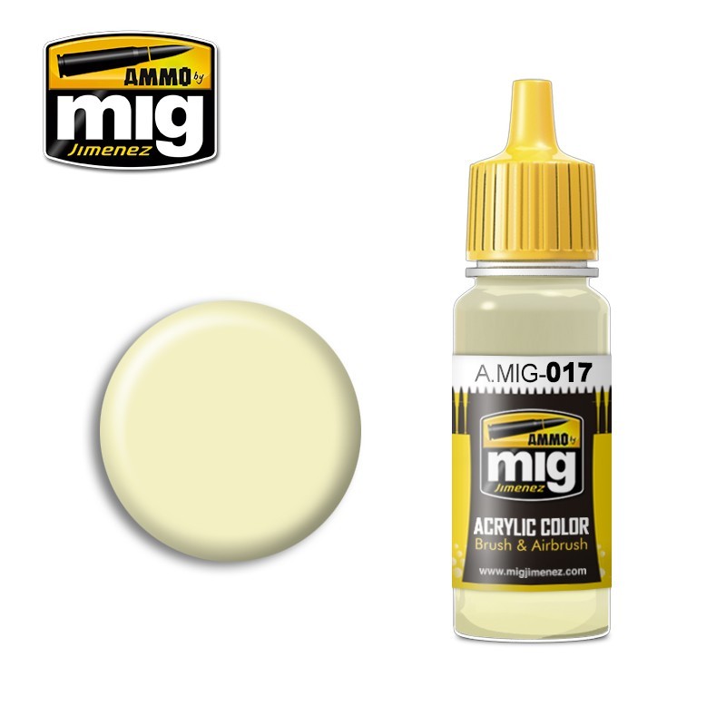 AMMO MIG 0017 RAL 9001 CREMEWEISS MAKET BOYASI