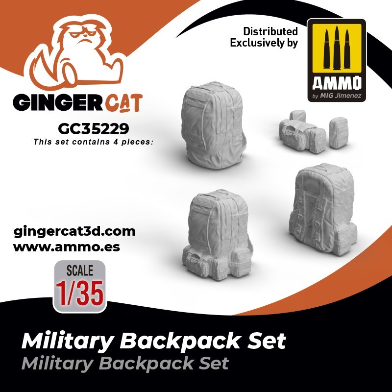 Ginger Cat 35229 1/35 Mortar Shells (4pcs) Reçine Detay Seti