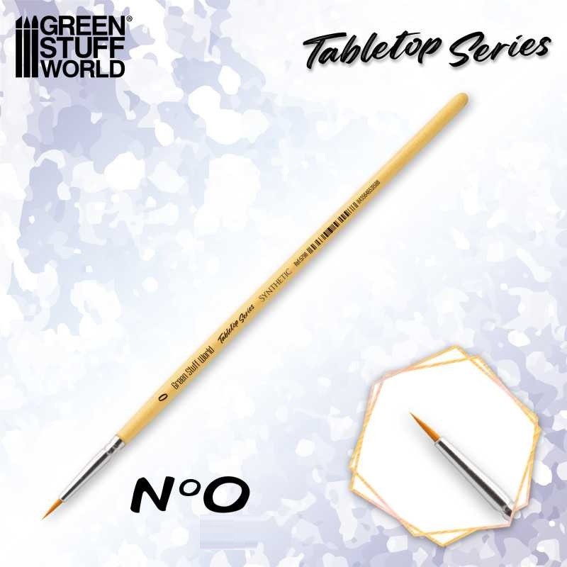 GREEN STUFF WORLD 5798 TABLETOP SERIES Synthetic Brush Size 0 - SENTETİK FIRÇA
