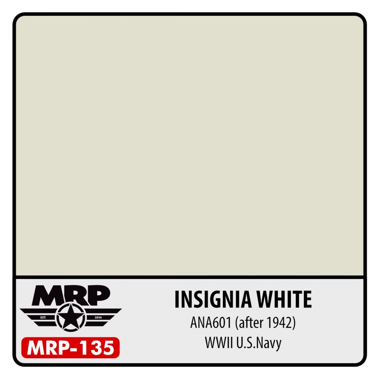 MR PAINT 135 INSIGNIA WHITE ANA 601 30ml LAKER MAKET BOYASI