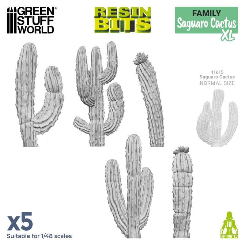 GREEN STUFF WORLD 12669 3D printed set - Saguaro Cactus XL SAGUARO KAKTÜSLERİ SETİ