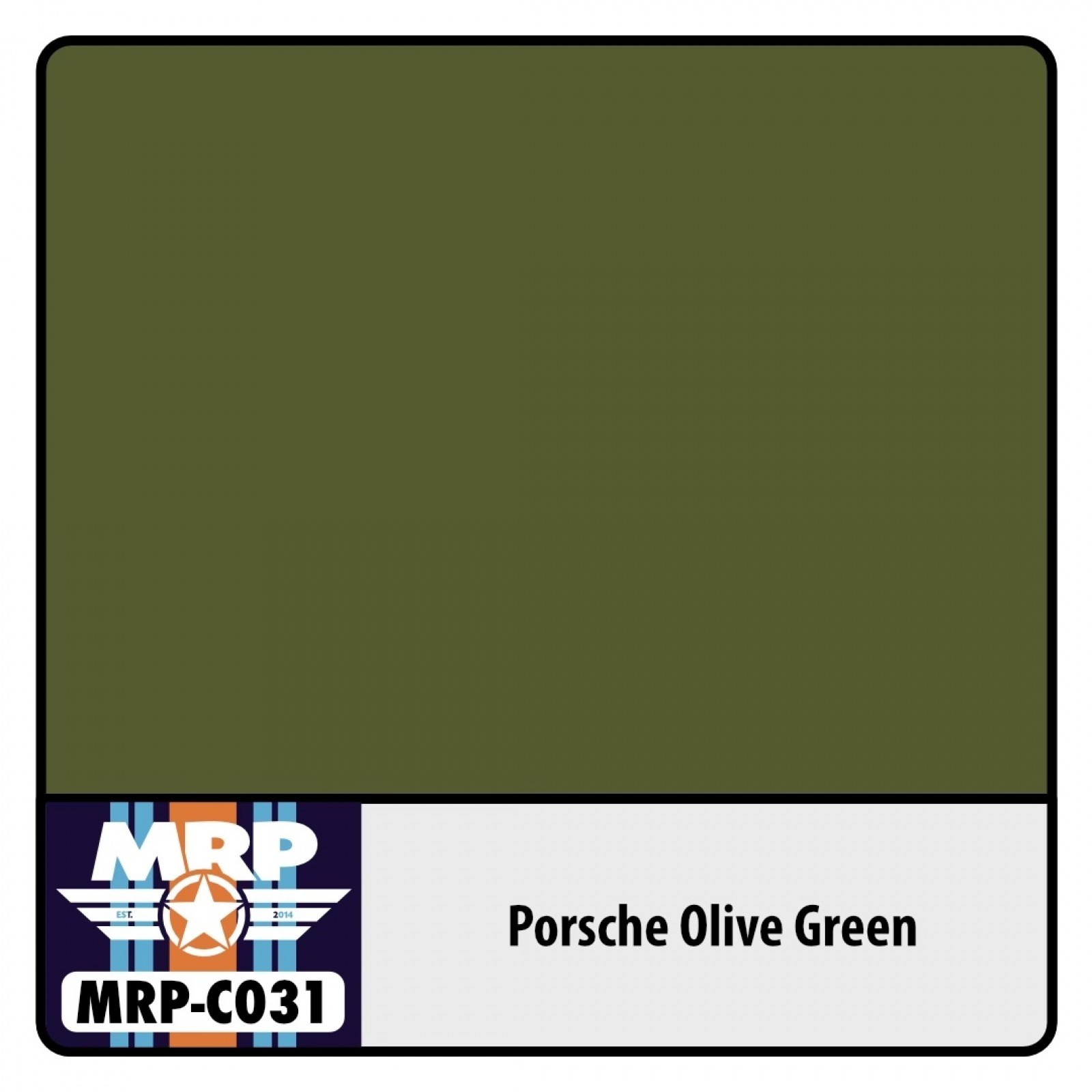 MR PAINT C031 Porsche Olive Green LAKER MAKET BOYASI