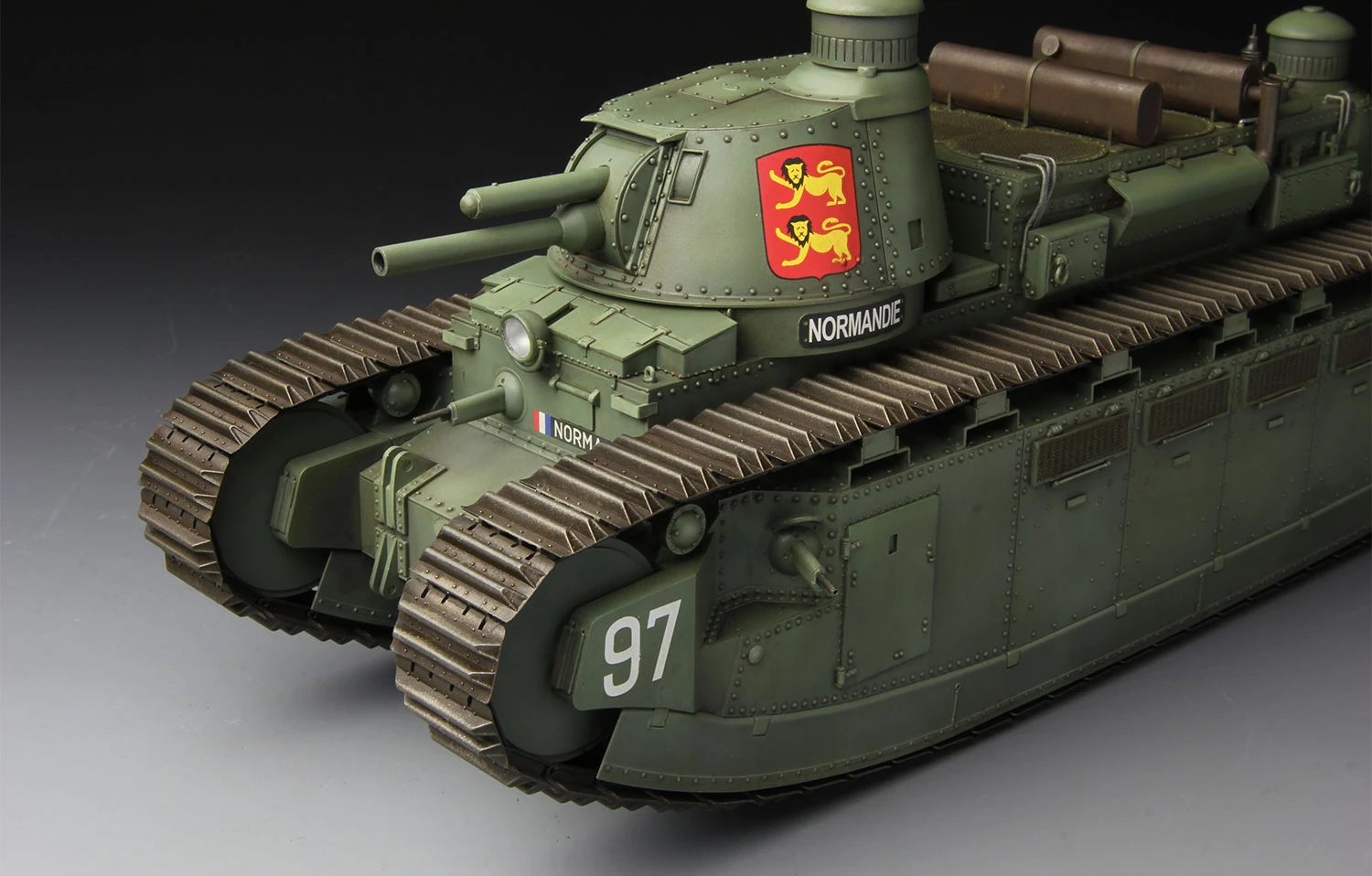 MENG TS-009 1/35 FRENCH SUPER HEAVY TANK CHAR 2C FRANSIZ TANK MAKETİ